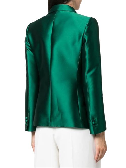 Giacca Donna verde con revers a punta ALBERTA FERRETTI | V050366250389